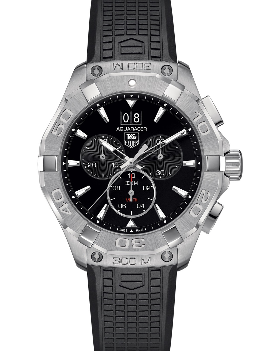 TAG Heuer Aquaracer 300M Black Dial Chronograph 43mm Men's Watch CAY1110.FT6041